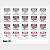 Sticker Carré Zone d'exploitation Trombone (Feuille)