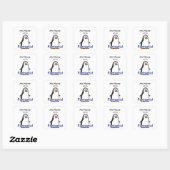 Sticker Carré Zoo Penguin - Fantastique! (Feuille)