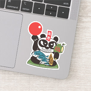 Sticker Carrière Panda Dieu