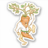 STICKER CARROT KARATE KICK (Devant)