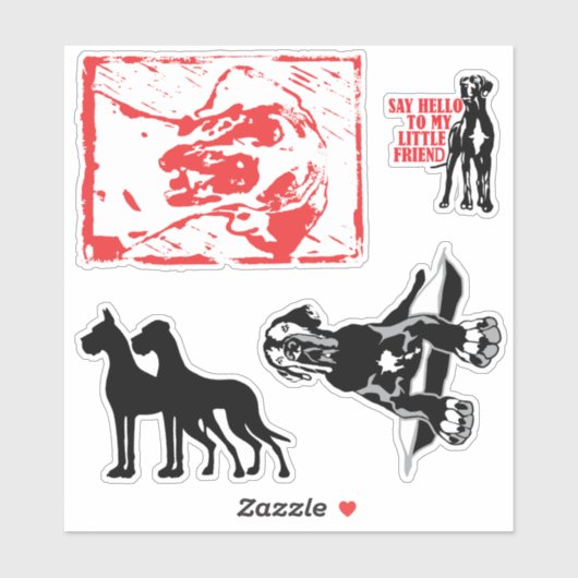 Sticker Carsticker Great Dane Collectie (Vel)