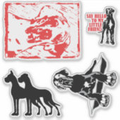 Sticker Carsticker Great Dane Collectie (Voorkant)