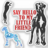 Sticker Carsticker Great Dane Collectie (Voorkant)
