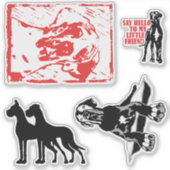 Sticker Carsticker Great Dane Collection (Devant)