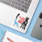 Sticker Carsticker Great Dane Collection (Ordinateur portable avec iPhone)
