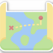 Sticker Carte (Devant)