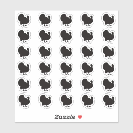 Sticker Carte de choix de menu de repas de nourriture de m (Feuille)