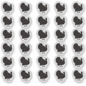 Sticker Carte de choix de menu de repas de nourriture de m (Devant)