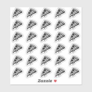 Sticker Carte de choix de menu de repas de nourriture de p