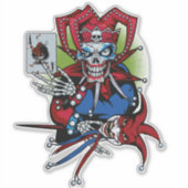 Sticker Carte de jeu, Joker (Devant)