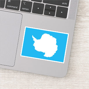 Sticker Carte de l'Antarctique