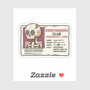 Sticker "Carte de membre du Club des Surpenseurs"