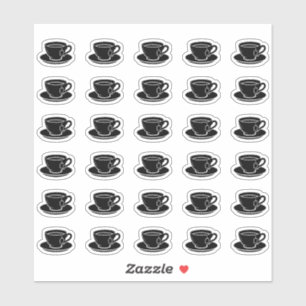 Sticker Carte de menu de choix de boisson de mariage à la