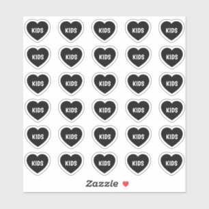 Sticker Carte de menu pour enfants pour mariage choix de r