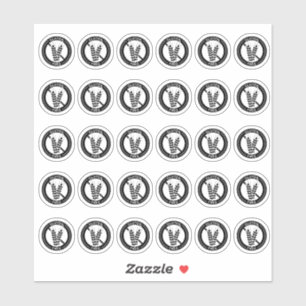 Sticker Carte de placement de mariage sans gluten Mini cho