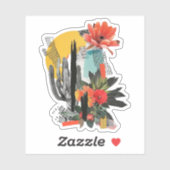 Sticker Carte de remerciements plat (Feuille)