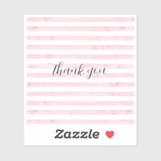 Sticker Carte de remerciements pliée