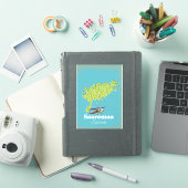 Sticker Carte de Saaremaa Estonie (Couverture iPad)
