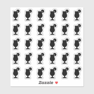 Sticker Carte de table de mariage Menu Bar Choix de boisso