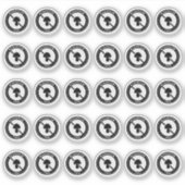 Sticker Carte de table de mariage sans champignon Mini all (Devant)