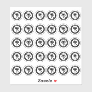 Sticker Carte de table de mariage sans huile de palme Mini