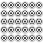 Sticker Carte de table de mariage sans tomate Mini allergi (Devant)