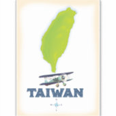 Sticker Carte de Taïwan (Devant)