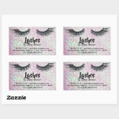 Sticker carte de visite Lashes (Feuille)