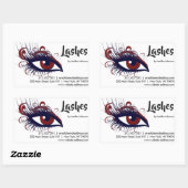 Sticker carte de visite Lashes (Feuille)