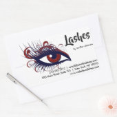Sticker carte de visite Lashes (Enveloppe)