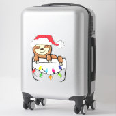 Sticker Carte de voeux de Noël (Sur valise)