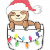 Sticker Carte de voeux de Noël (Devant)
