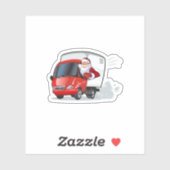 Sticker Carte de voeux de Noël (Feuille)