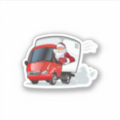 Sticker Carte de voeux de Noël (Devant)
