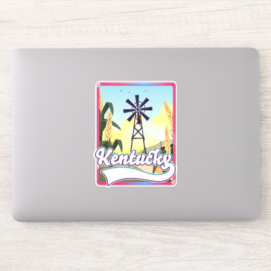 Sticker Carte de voyage de l'île Bathurst Canada (Ordinateur)