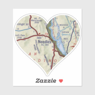 Sticker Carte des Aiguilles CA 50