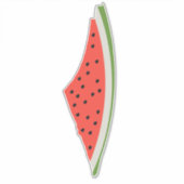 Sticker Carte du drapeau de la pastèque palestinienne. Lib (Devant)