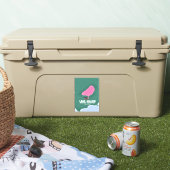 Sticker Carte du lac Hillier en Australie. (Glacière)