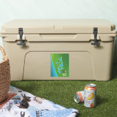 Sticker Carte du lac Pape Lettonie (Glacière)