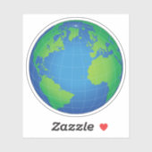 Sticker Carte du monde (Feuille)