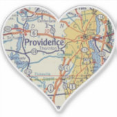 Sticker Carte du RI Providence (Devant)