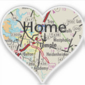 Sticker Carte du Temple Texas (Devant)