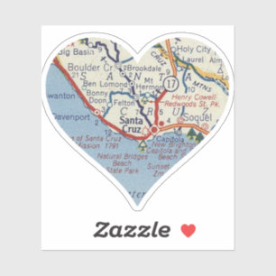 Sticker Carte du Vieux Père Noël Cruz