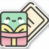 Sticker carte noël (Devant)