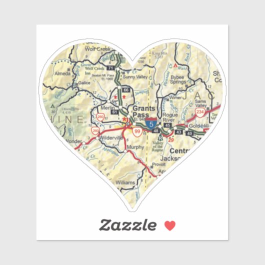 Sticker Carte ou carte des subventions (Feuille)