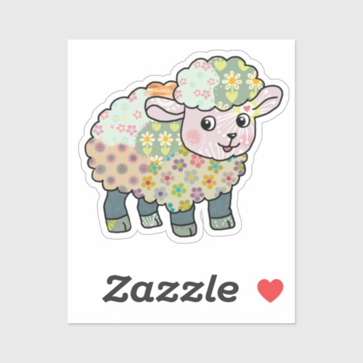 Sticker Carte postale (Feuille)