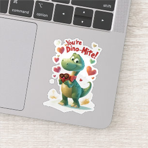 Sticker Carte pour la Saint-Valentin de Dino-mite