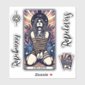 Sticker Carte Ropelovers Ensemble d'autocollants (Feuille)