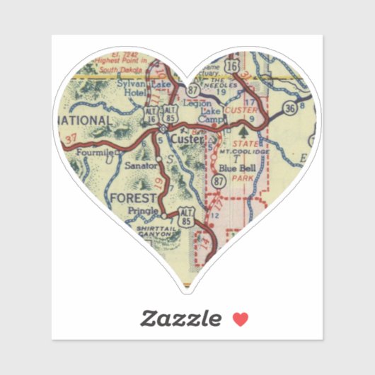 Sticker Carte SD Custer (Feuille)