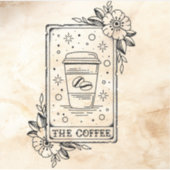 Sticker Carte Tarot Café (Devant)